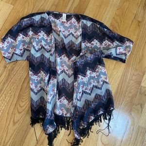 Juniors/womens kimono top